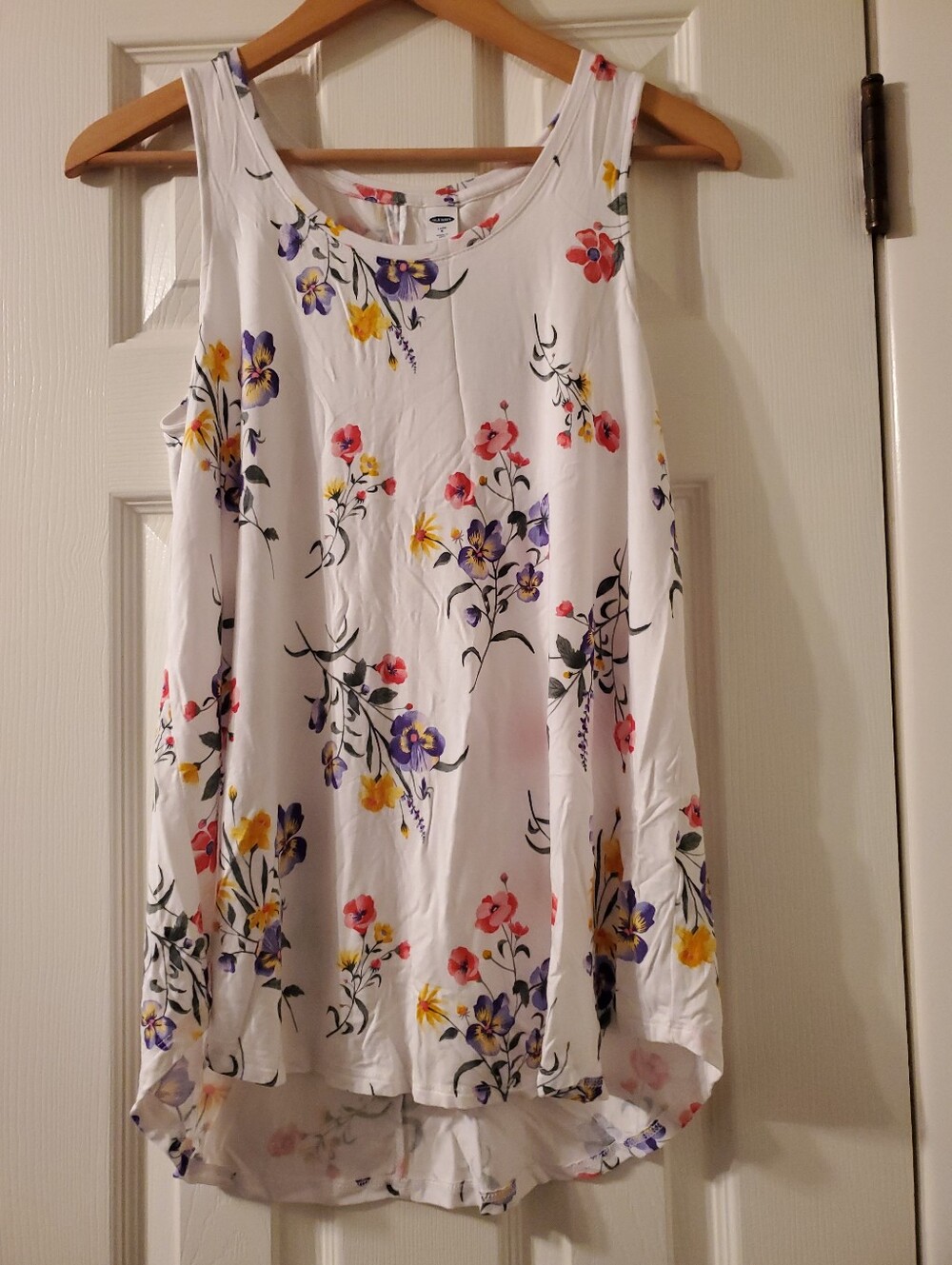 Old Navy Womens Floral Tank Top Small Preowned